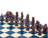 Berkeley Chess 愛麗絲夢遊仙境 Cardinal Blue 國際象棋套裝