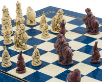 Berkeley Chess 愛麗絲夢遊仙境 Cardinal Blue 國際象棋套裝