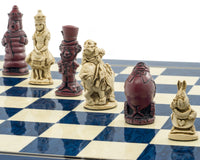 Berkeley Chess 愛麗絲夢遊仙境 Cardinal Blue 國際象棋套裝