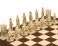Berkeley Chess 伊莉莎白式大型紅褐色與紫檀木國際象棋套裝
