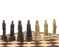 Berkeley Chess 伊莉莎白式大型紅褐色與紫檀木國際象棋套裝