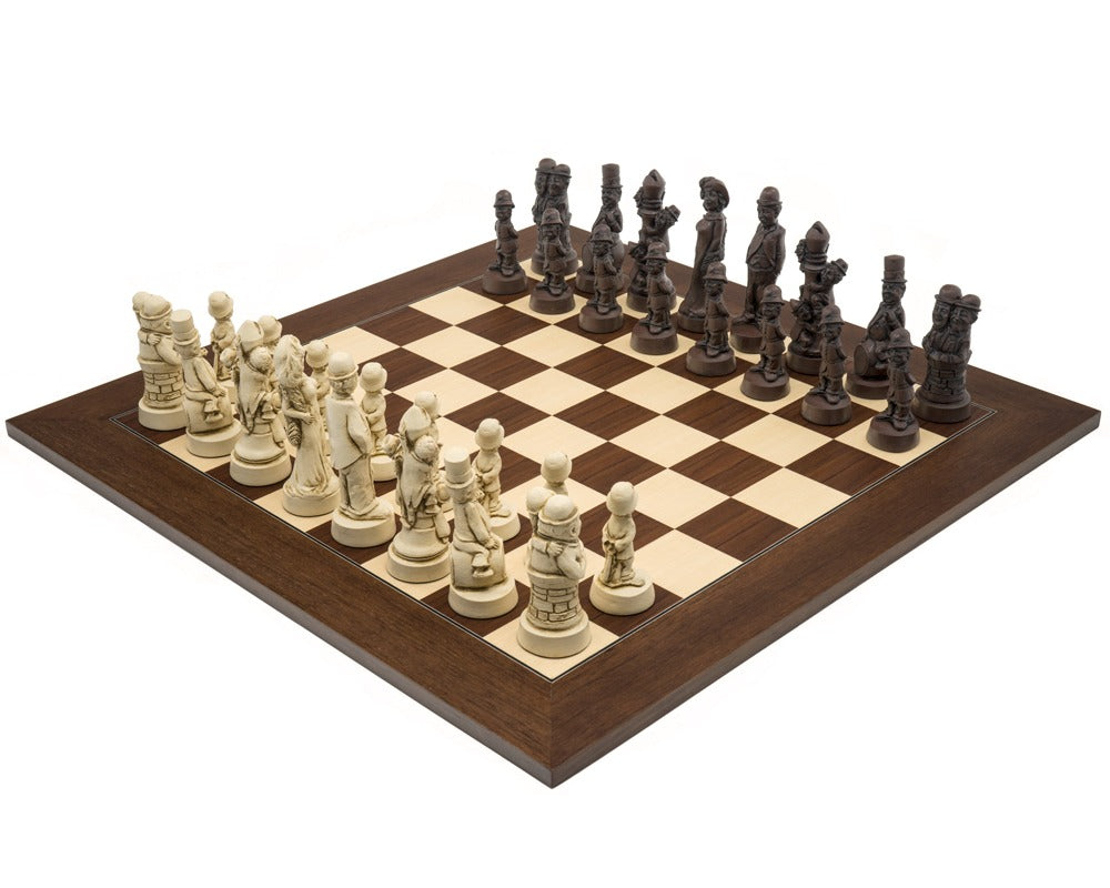 Berkeley Chess Movie Stars（赤褐色及紫檀）大型國際象棋套裝