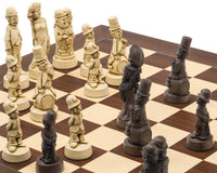 Berkeley Chess Movie Stars（赤褐色及紫檀）大型國際象棋套裝