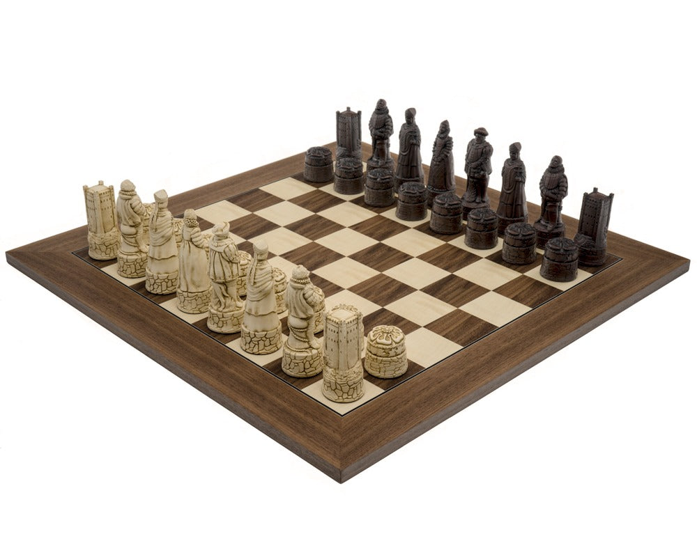 Berkeley Chess 英式赤褐色及胡桃木國際象棋套裝