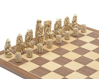 Berkeley Chess 中世紀赤褐色與核桃木國際象棋套裝