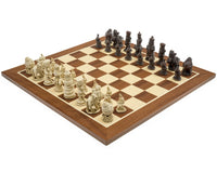 Berkeley Chess「愛麗絲夢遊仙境」赤褐色及桃花心木國際象棋套裝