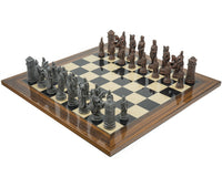 Berkeley Chess 羅馬風格金屬與紫檀木製國際象棋套裝