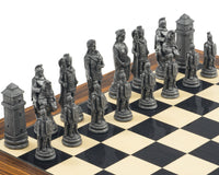 Berkeley Chess 羅馬風格金屬與紫檀木製國際象棋套裝
