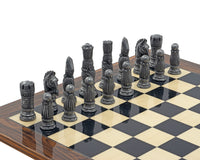 Berkeley Chess 維多利亞式金屬與紫檀國際象棋套裝