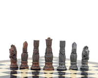Berkeley Chess 維多利亞式金屬與紫檀國際象棋套裝