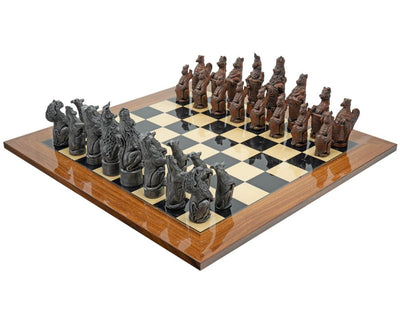Berkeley Chess 皇家野獸 大號金屬與紫檀木國際象棋套裝