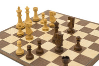 先鋒金玫瑰木及胡桃木摺疊國際象棋套裝