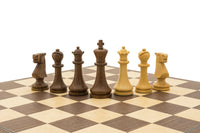 先鋒金玫瑰木及胡桃木摺疊國際象棋套裝