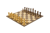 先鋒金玫瑰木及胡桃木摺疊國際象棋套裝