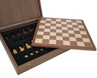 Isle of Lewis 及胡桃木豪華國際象棋套裝（附棋子收納盒）