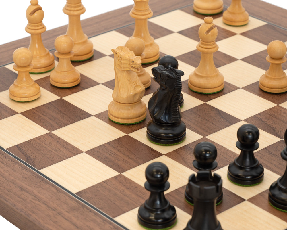 行政胡桃木豪華國際象棋套裝