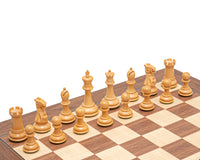 Warwick Grand 黑色與胡桃木國際象棋套裝