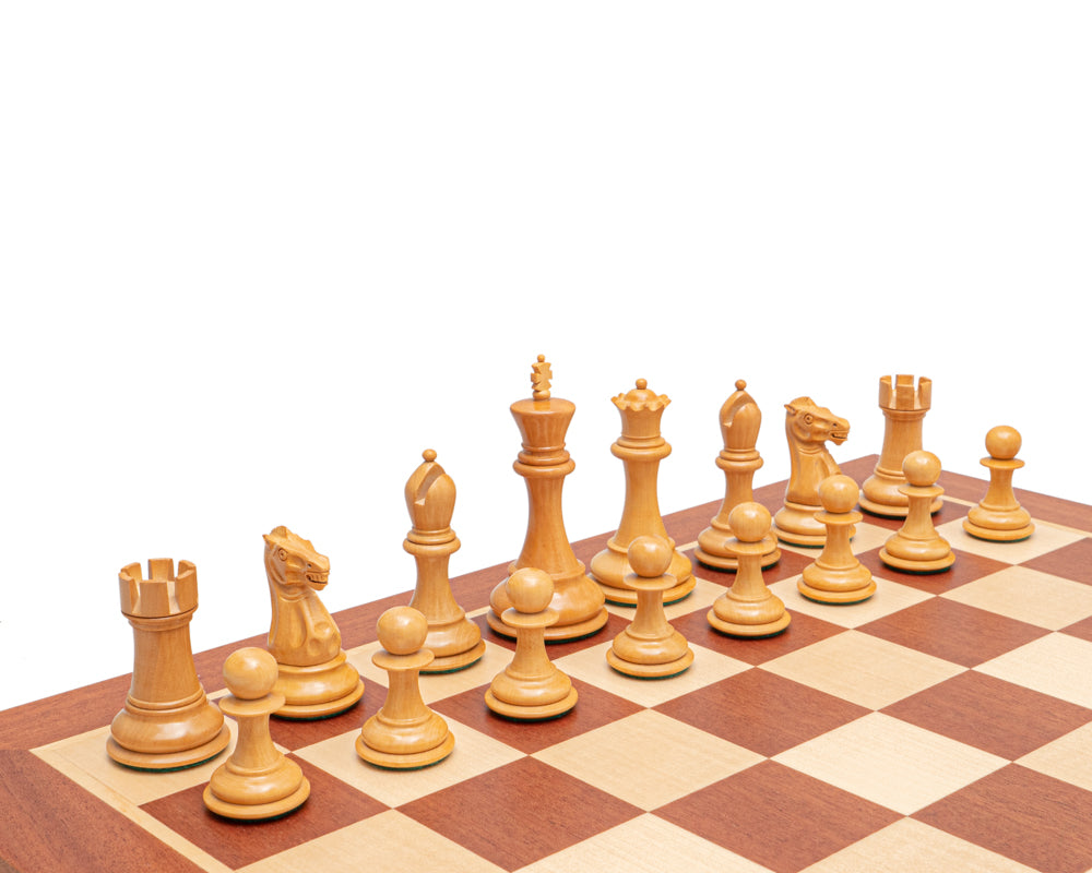 Abingdon 黑色及桃花心木國際象棋套裝