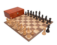The Conquest — 胡桃木及黑色摺疊國際象棋套裝