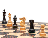 經典史湯頓虎紋烏木配黑色國際象棋套裝