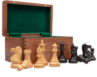 比賽級史湯頓國際象棋套裝（黑色及文格），連棋子收納盒
