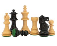 Kingsclere 烏木與胡桃木豪華國際象棋套裝