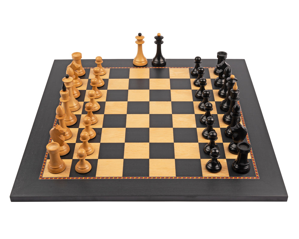 Rechapados Ferrer 皇后開局官方國際象棋套裝連棋子收納盒