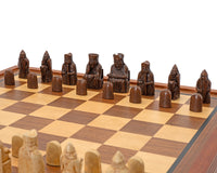 Regency Chess Isle of Lewis 及桃花心木框架櫃之豪華國際象棋套裝