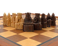 Regency Chess Isle of Lewis 及桃花心木框架櫃之豪華國際象棋套裝