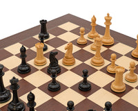 Harrwitz Black 與 Mongoy 國際象棋套裝（附棋子收納盒）