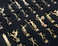 Manopoulos 希臘神話 國際象棋套裝（附木製棋子收納盒）- 中號